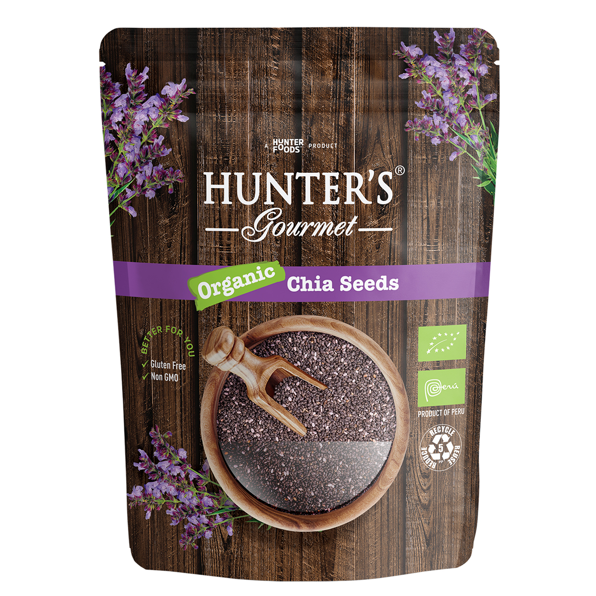 Hunter’s Gourmet Organic Flax Seeds (300gm)