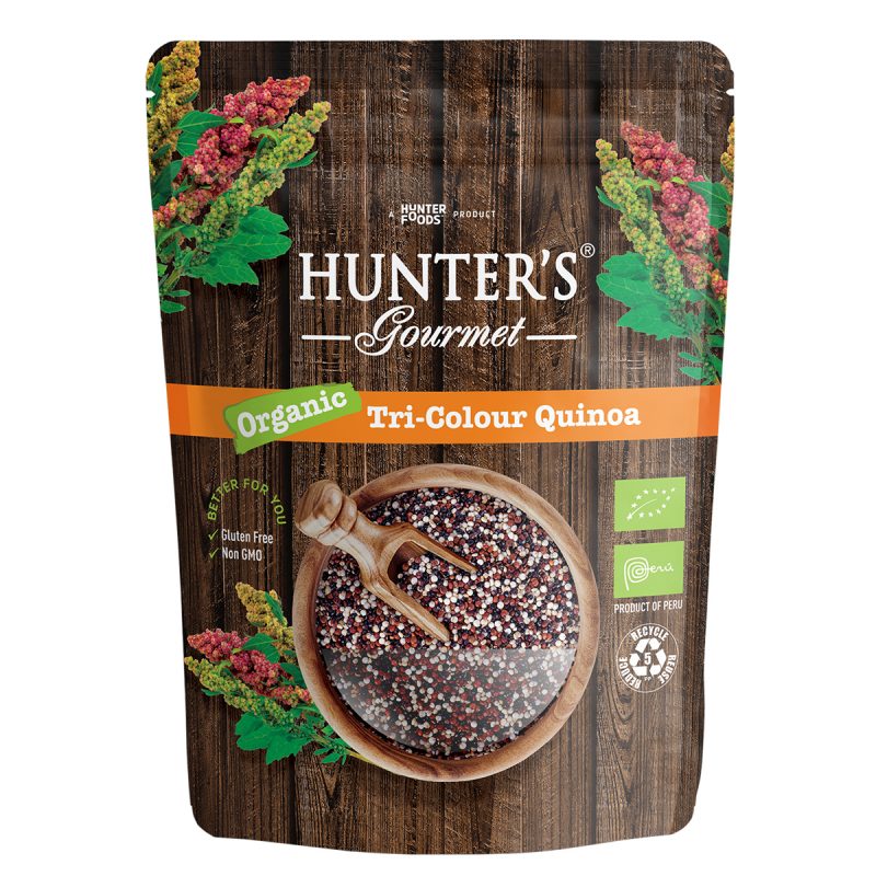 Hunter's Gourmet Organic TriColour Quinoa (300gm) Hunter Foods