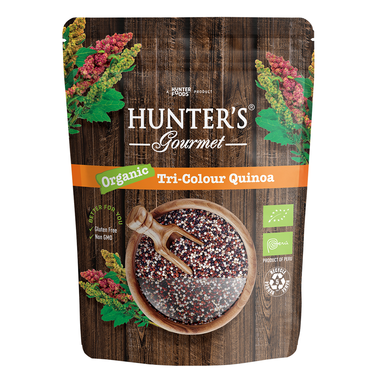 Hunter’s Gourmet Organic roasted Cocoa Nibs  – Cocoa Nibs (300gm)