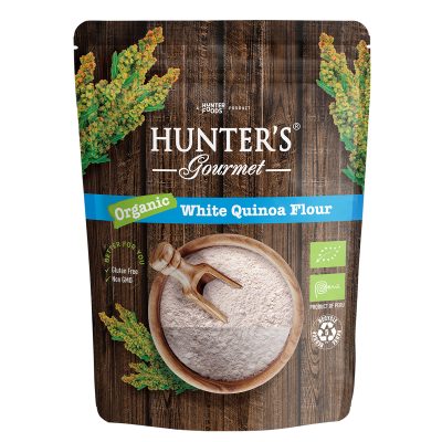 Hunter's Gourmet Organic White Quinoa Flour (300gm)