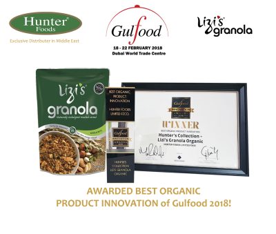 BEST ORGANIC PRODUCT INNOVATION of Gulfood 2018