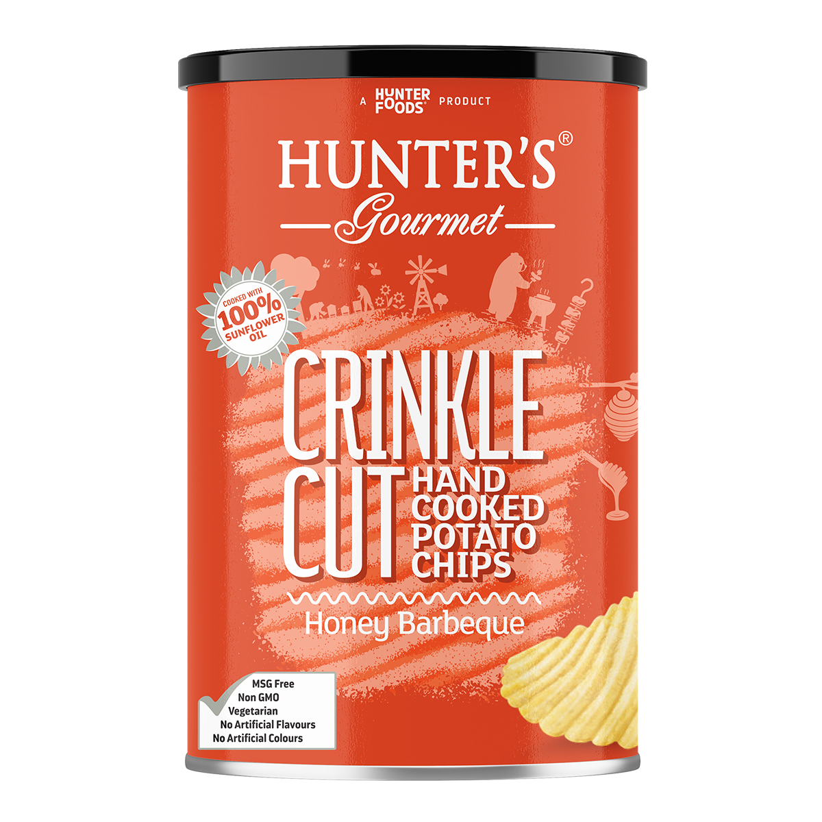 Hunter’s Gourmet Hand Cooked Potato Chips – Sweet Chilli Chutney – Classique Range – (40 gm)