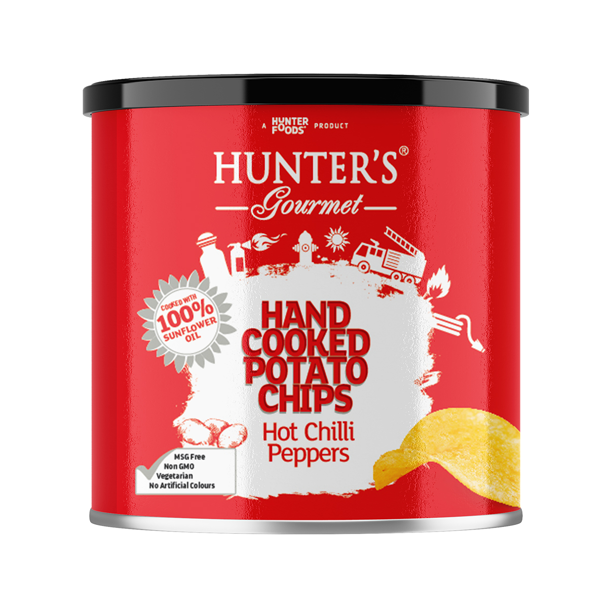 Hunter’s Gourmet Hand Cooked Potato Chips – Sweet Chilli Chutney (40gm can)