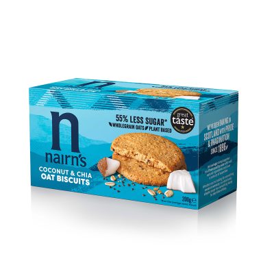 Hunter's Collection Nairn's Oat Biscuits - Coconut and Chia (200gm)