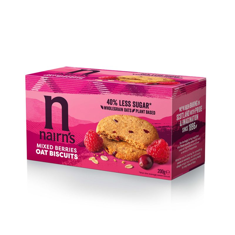 Hunter's Collection Nairn's Oat Biscuits - Mixed Berries (200gm)