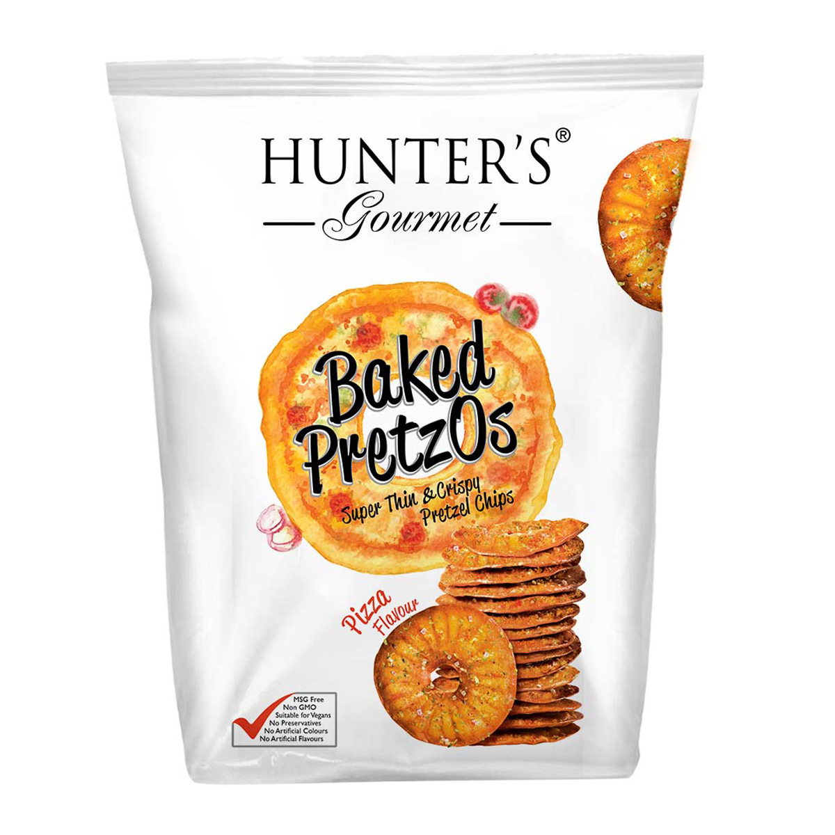 Hunter’s Gourmet Baked PretzOs  – Honey & Mustard (70gm)