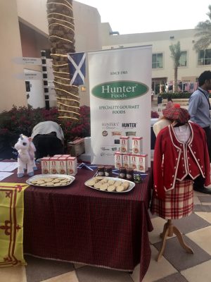 Hunter Foods represents Scotland with Nairn's Oatcakes at JESS INTERNATIONAL DAY