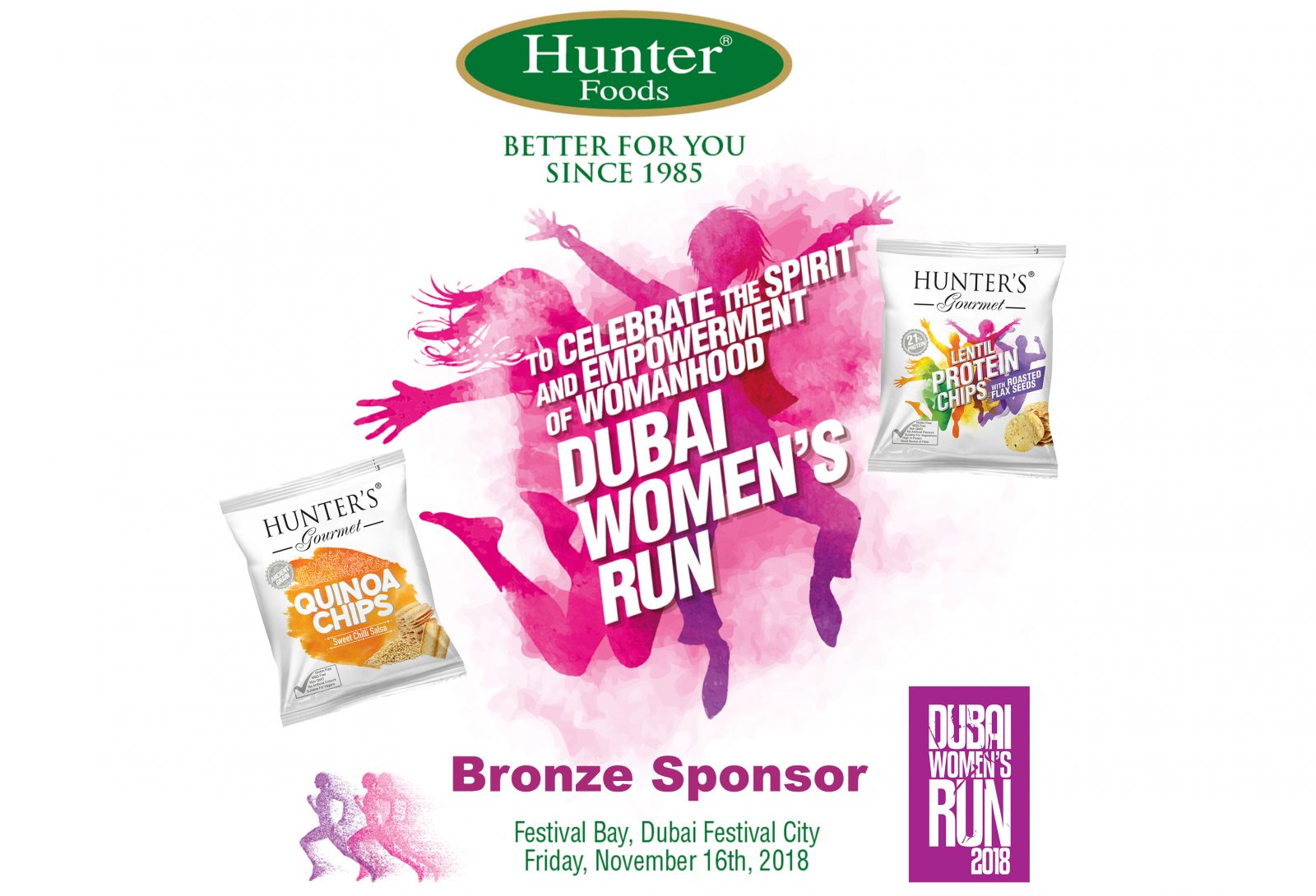 Dubai Women’s Run 2018 Hunter Foods