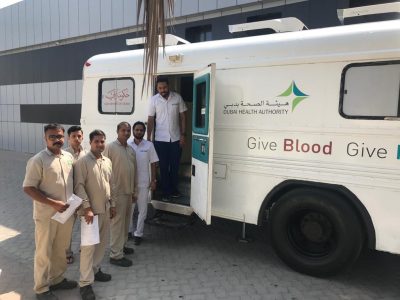 Blood donation Hunter Foods team