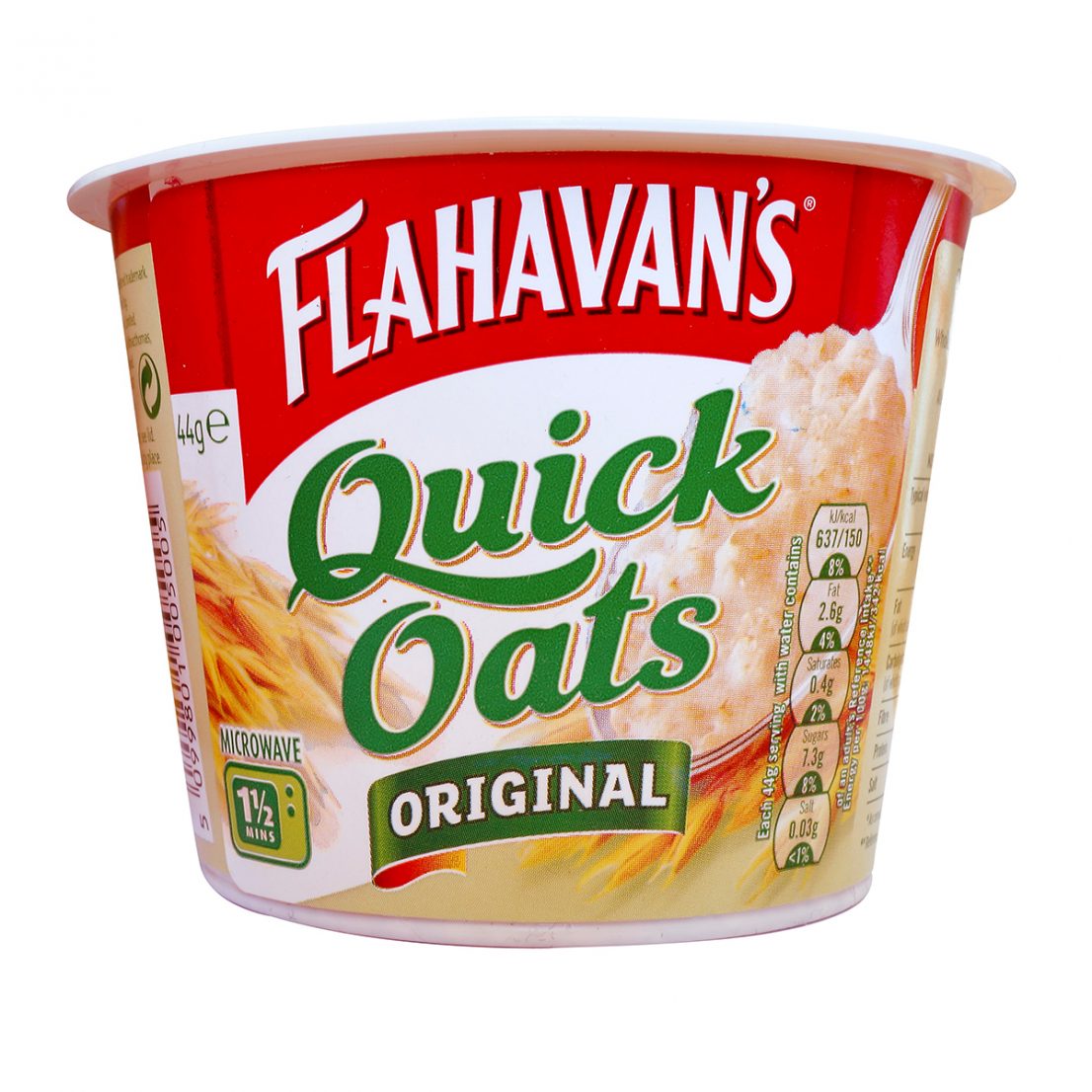 Flahavan's Quick Oats Original (44gm) Hunter Foods