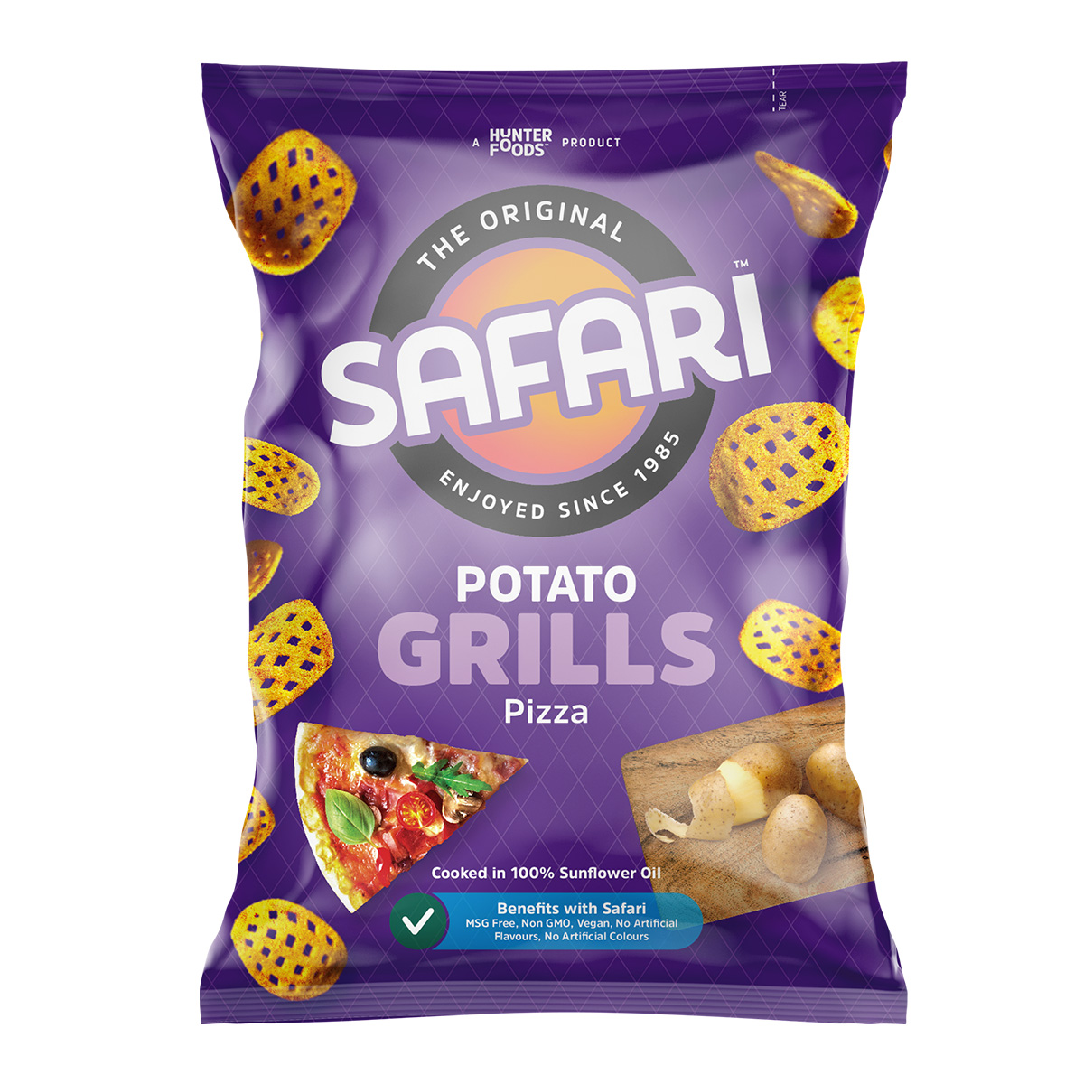 Safari Potato Grills – Sour Cream & Onion (60gm)