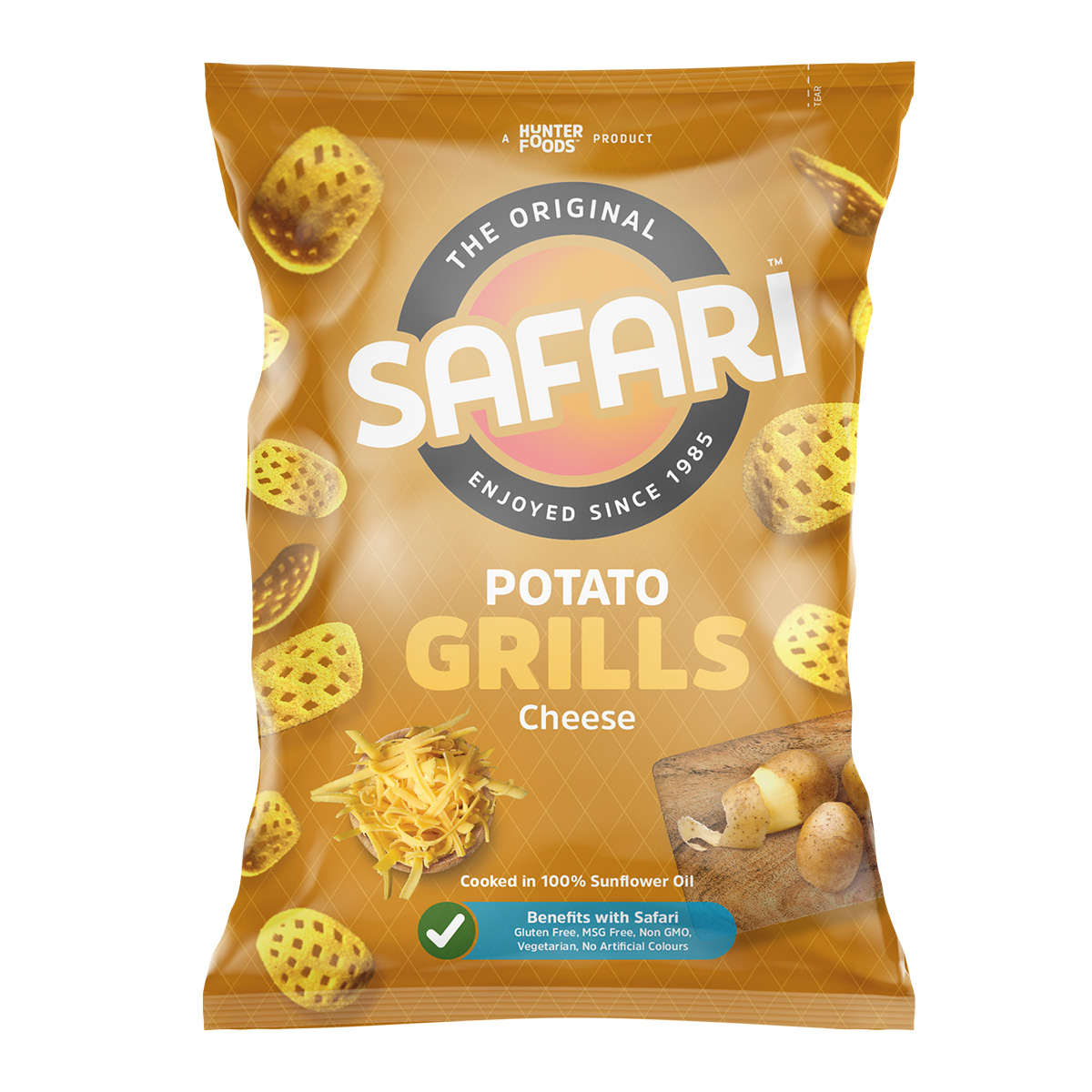 Safari Potato Grills – Salt & Vinegar (60gm)