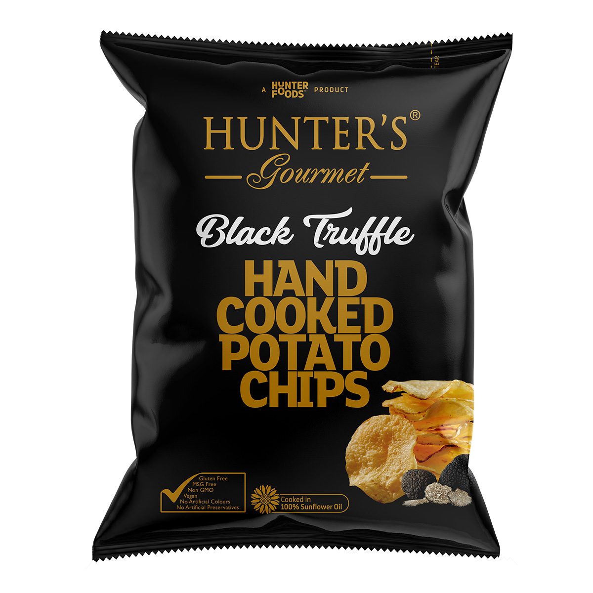 Hand Cooked Potato Chips Black Truffle Gold Edition (125gm)