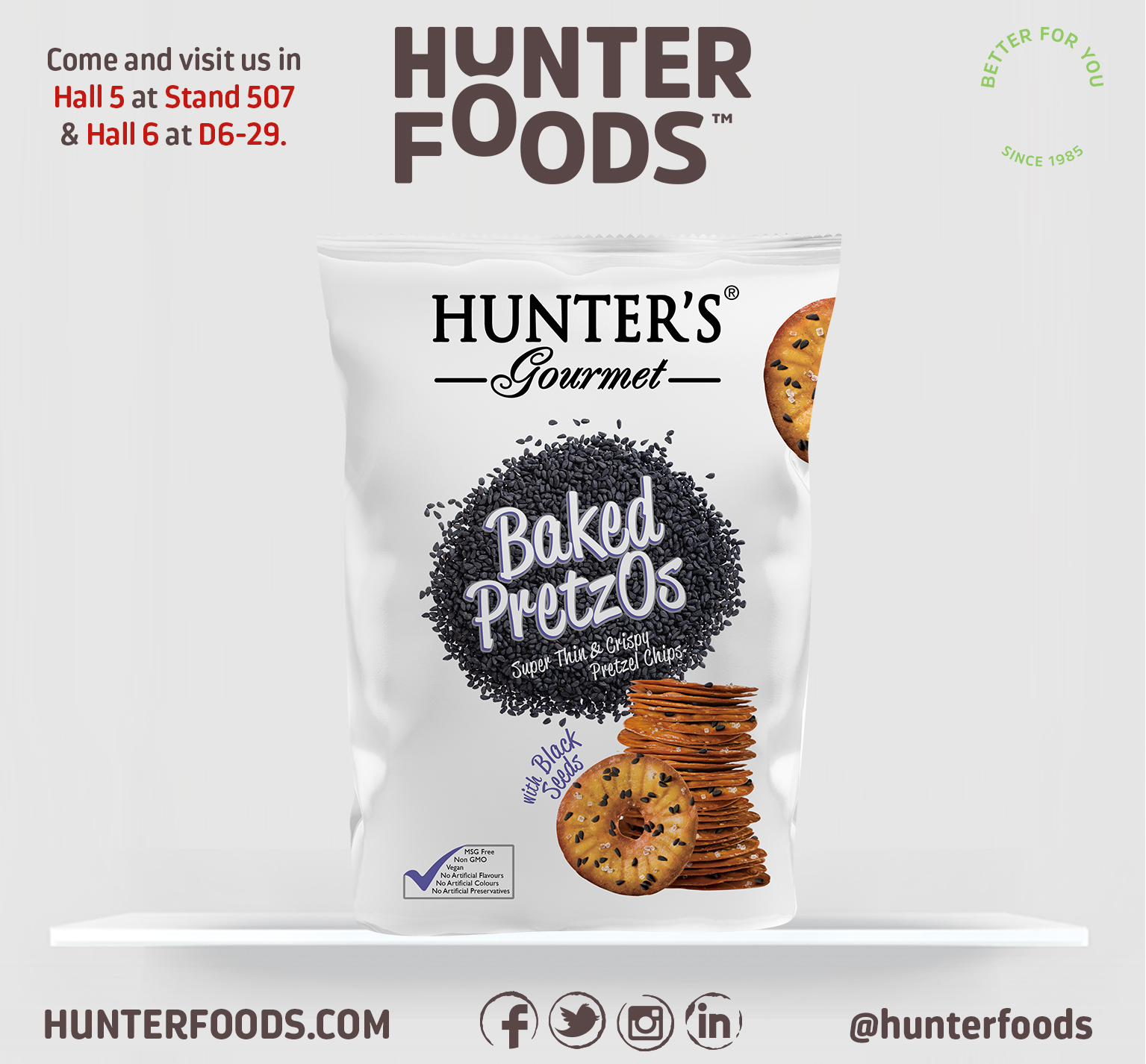Come and Visit Hunter Foods at Gulfood - Hunter Foods
