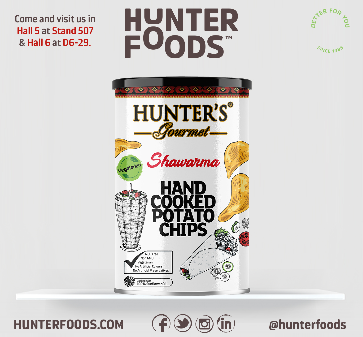 Come and Visit Hunter Foods at Gulfood Hunter Foods