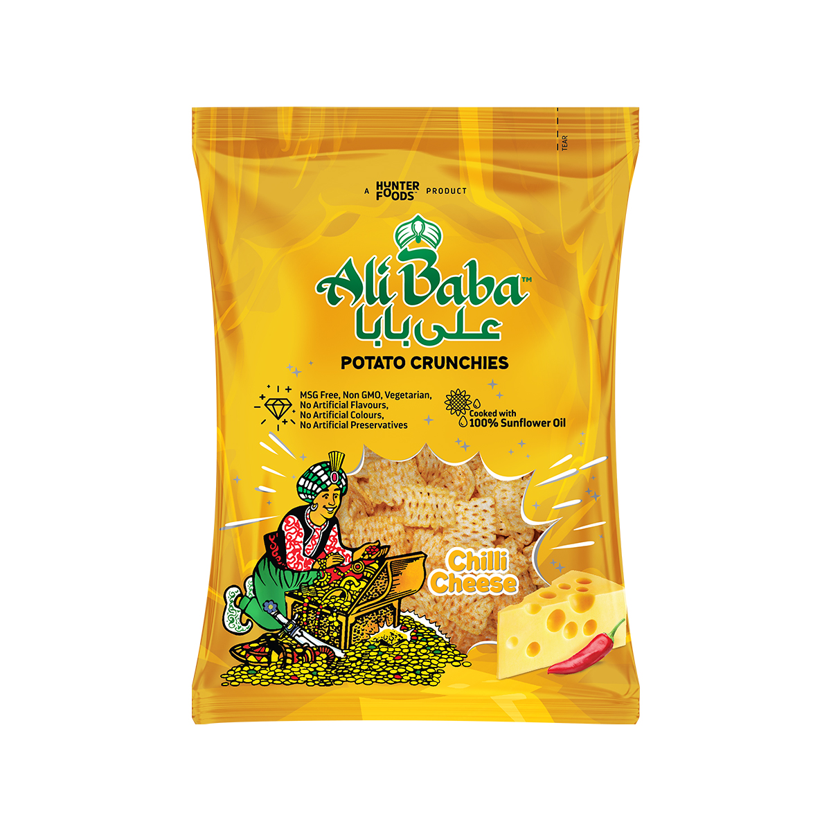 Alibaba Potato Crunchies – Hot & Sweet (15gm)