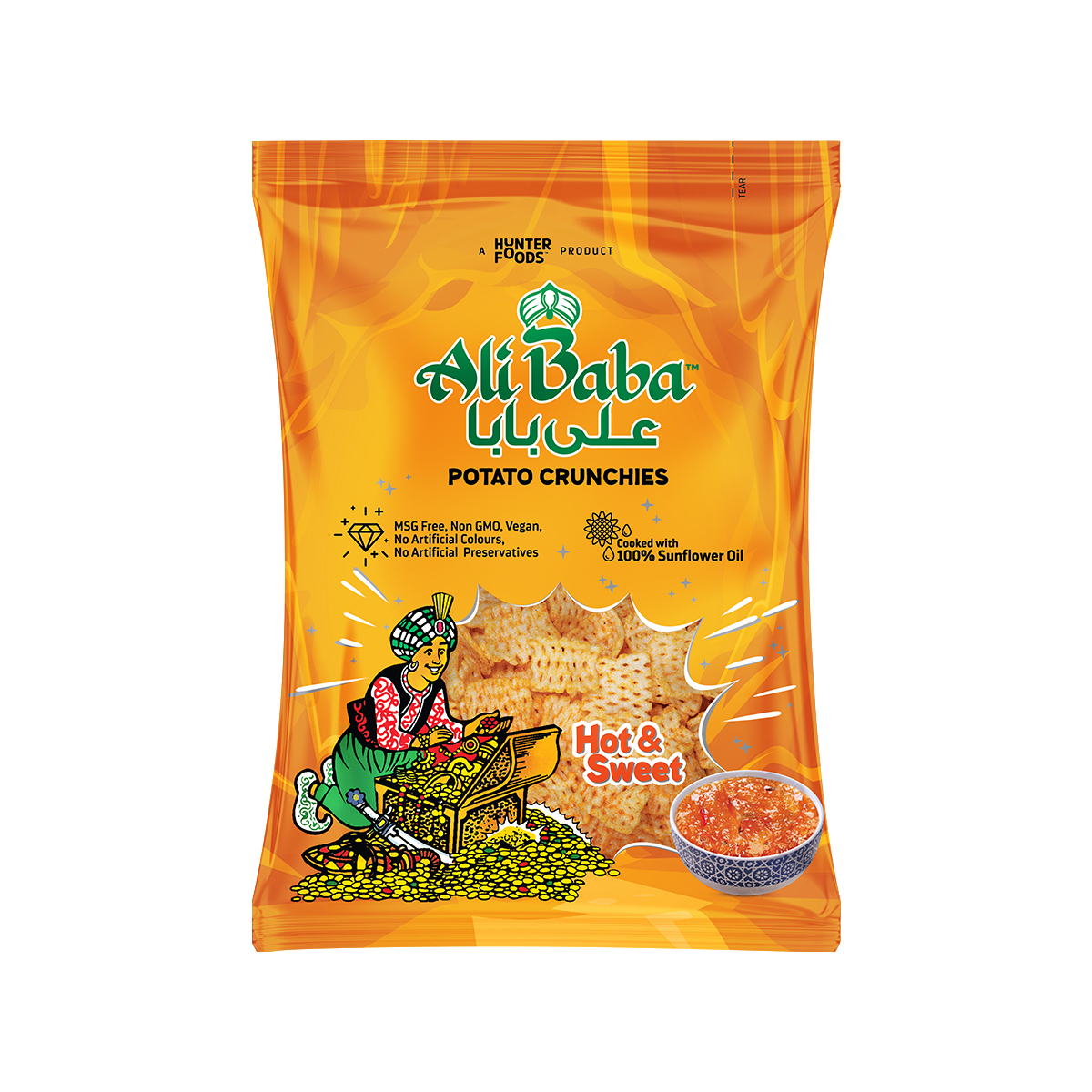 Alibaba Potato Crunchies – Chilli Cheese (15gm)