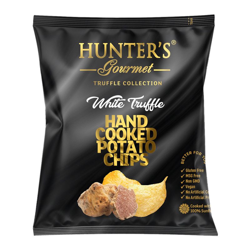 Hunter’s Gourmet Hand Cooked Potato Chips – White Truffle – Truffle Collection (25gm)
