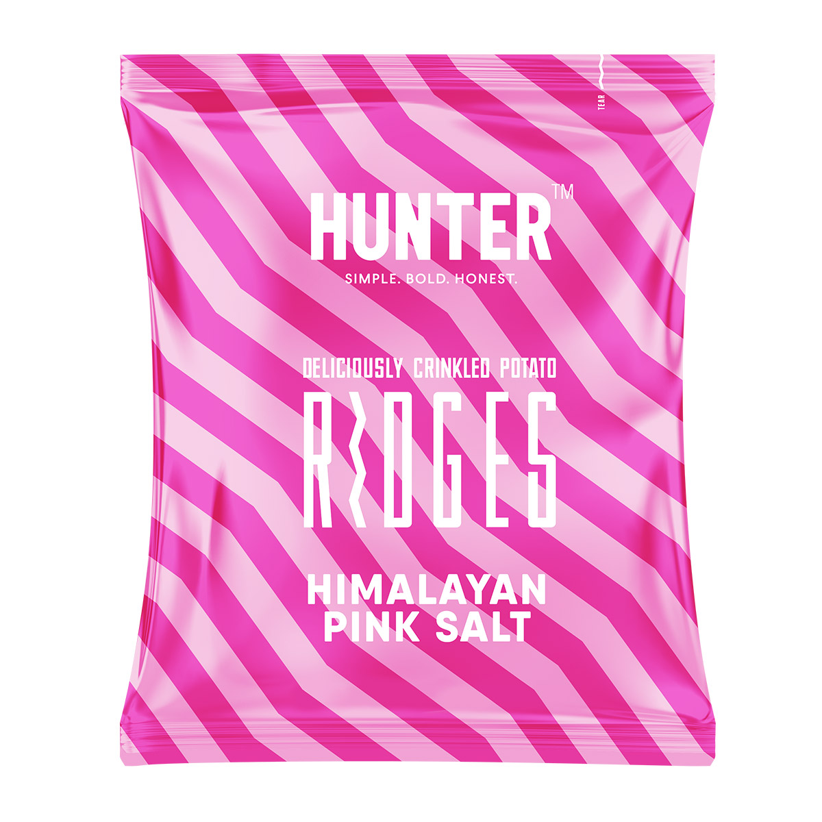 Hunter’s Gourmet Hand Cooked Potato Chips – Sea Salt & Crushed Black Pepper – Classique Range (40 gm)