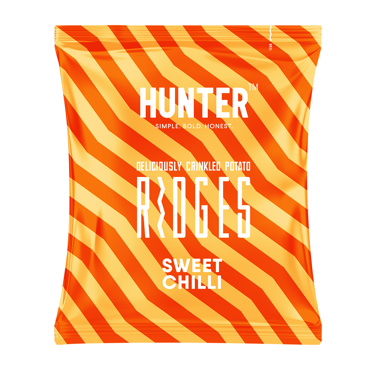 Hunter Deliciously Crinkled Potato Ridges – Himalayan Pink Salt – (40gm)