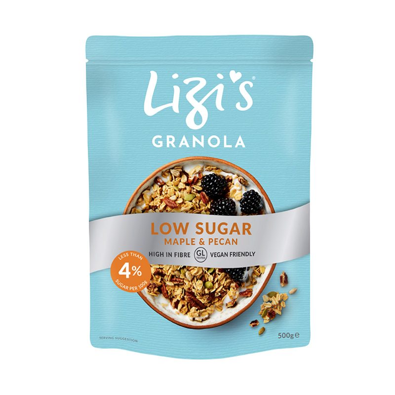 Hunter's Collection Lizi's Granola - Low Sugar Maple & Pecan - (400gm)