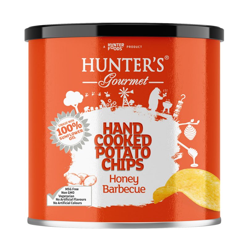 Hunter's Gourmet Hand Cooked Potato Chips - Honey Barbecue - (40gm)