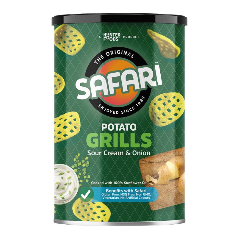 Hunter's Gourmet Hand Cooked Potato Chips - Sour Cream & Onion - (100gm)