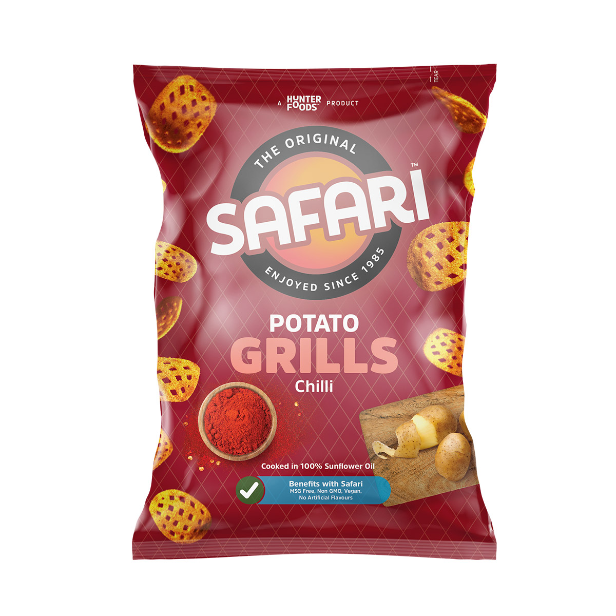 Safari Potato Grills – Chilli – (125gm)