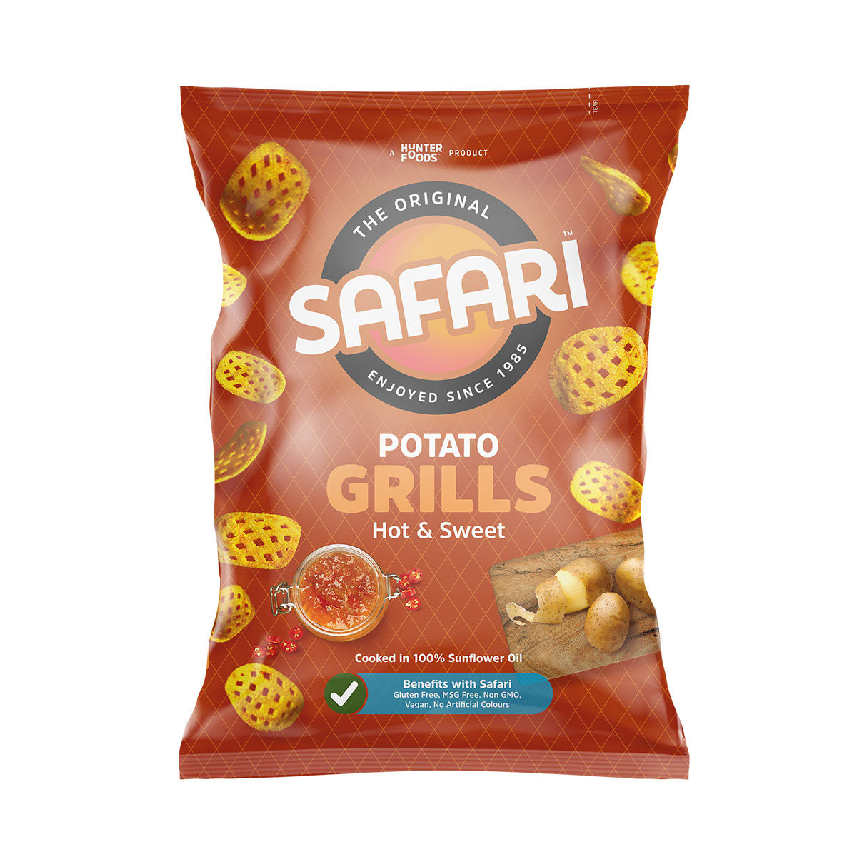 Safari Potato Grills – Hot & Sweet – (15gm)