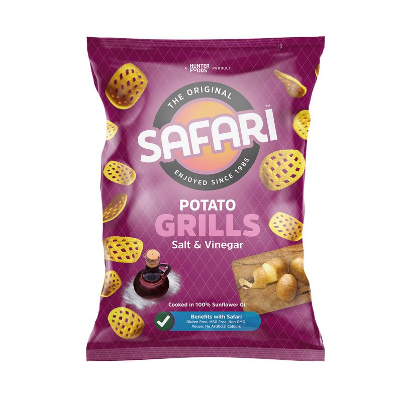 Safari Potato Grills - Salt & Vinegar - (125gm)