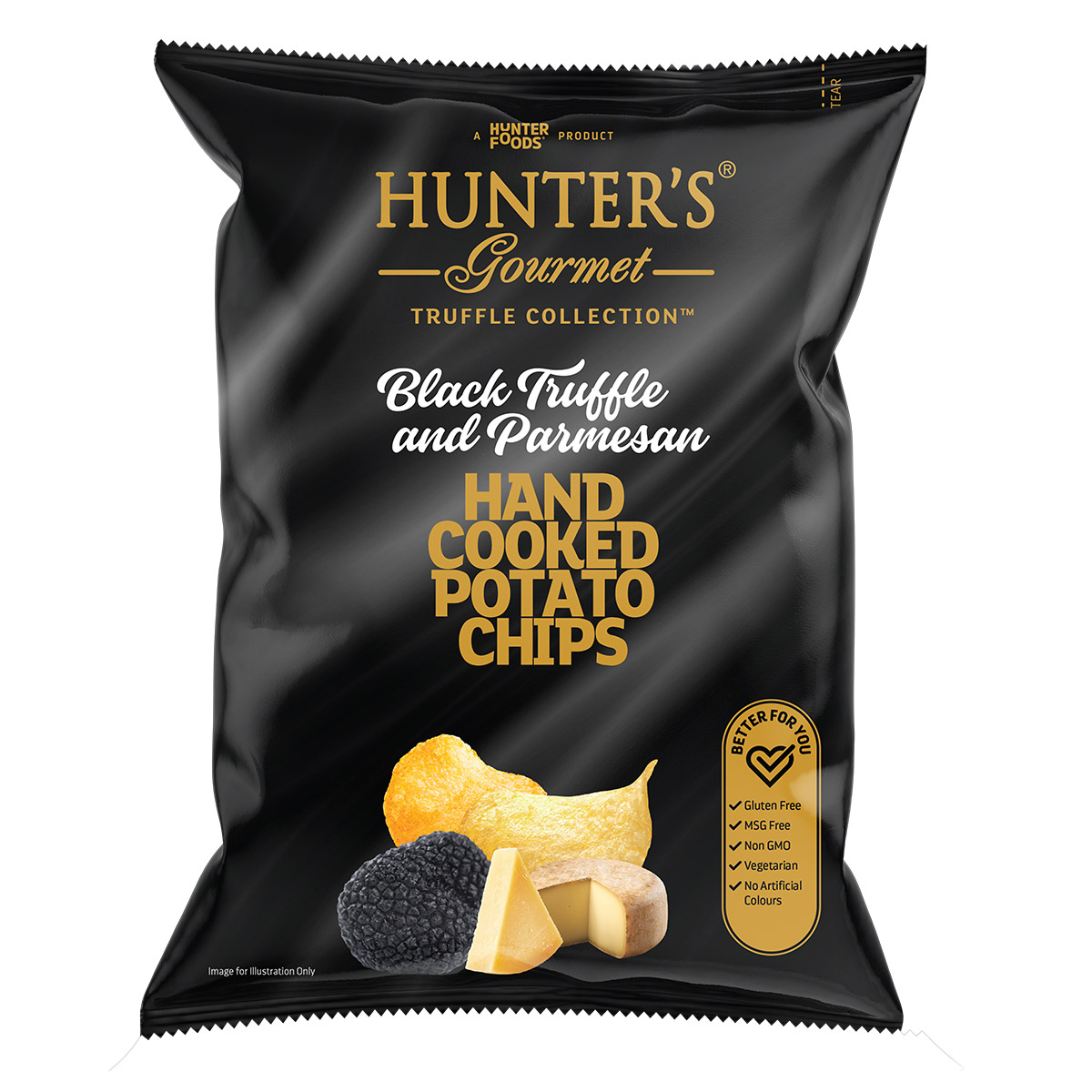Hunter Deliciously Crinkled Potato Ridges – Sea Salt – (20gm)
