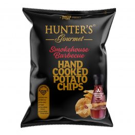 Hunter’s Gourmet Hand Cooked Potato Chips - SmokehouseBarbecue - Gold Edition (125gm)