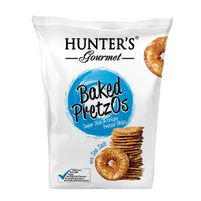 Hunter's Gourmet Baked PretzOs with Sea Salt (180gm)