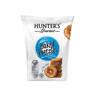 Hunter's Gourmet Baked PretzOs with Sea Salt (80gm)