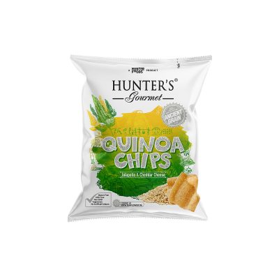 Hunter's Gourmet Quinoa Chips - Jalapeño & Cheddar Cheese (28gm)