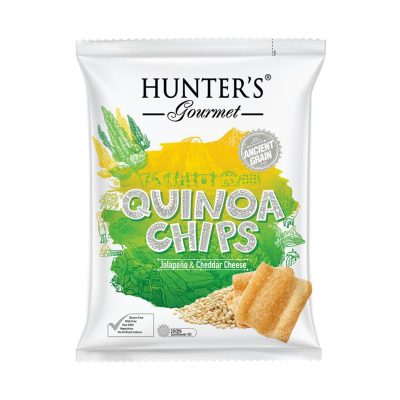 Hunter’s Gourmet Quinoa Chips – Jalapeño & Cheddar Cheese (75gm)