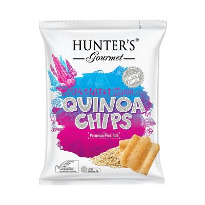 Hunter's Gourmet Quinoa Chips - Peruvian Pink Salt (75gm)