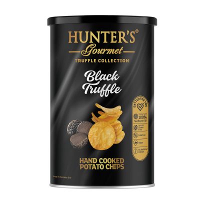 Hunter’s Gourmet Hand Cooked Potato Chips - Truffle Collection - Black Truffle (150 gm)