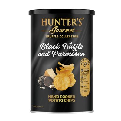 Hunter’s Gourmet Hand Cooked Potato Chips - Truffle Collection - Black Truffle and Parmesan (150 gm)