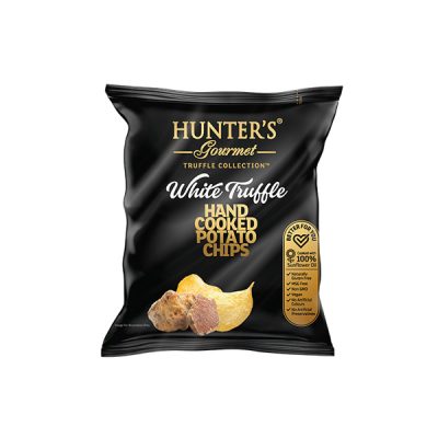 Hunter’s Gourmet Hand Cooked Potato Chips – Truffle Collection – White Truffle (25 gm)