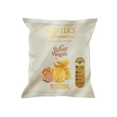 Hunter’s Gourmet Hand Cooked Potato Chips - Truffle Collection - White Truffle - (40 gm)