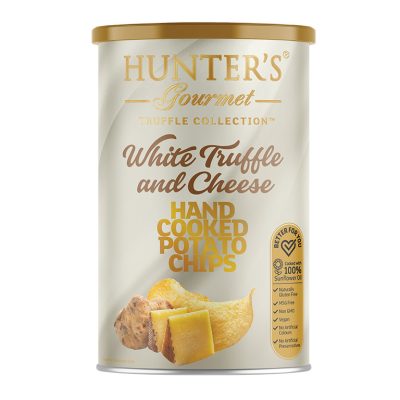 Hunter’s Gourmet Hand Cooked Potato Chips – Truffle Collection – White Truffle and Cheese (150 gm)