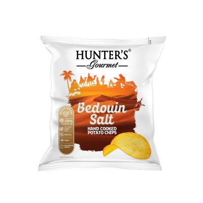 Hunter’s Gourmet Hand Cooked Potato Chips - Classique Range - Bedouin Salt (40gm)