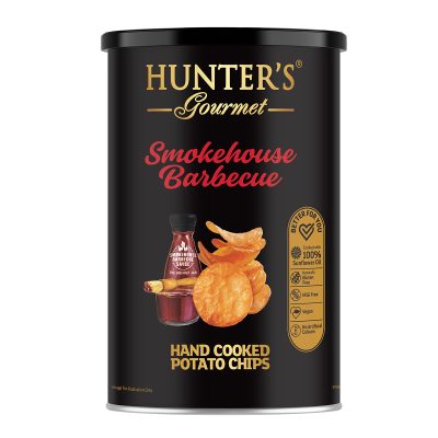 Hunter's Gourmet Hand Cooked Potato Chips - Gold Edition - Smokehouse Barbeque (150 gm)